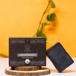 Satliva Shea Butter and Activated Charcoal with Hemp Body Soap Bar