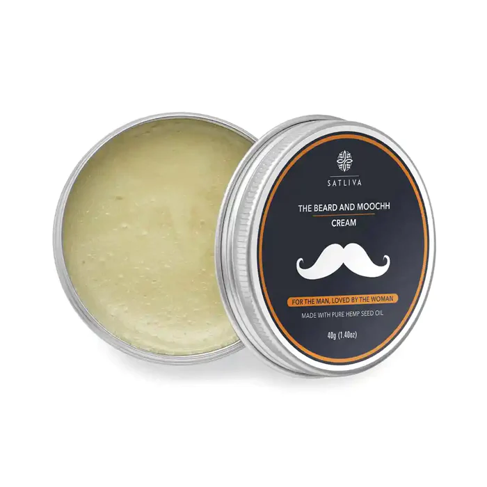 Satliva The Beard and Moochh Hemp Cream - Image 2